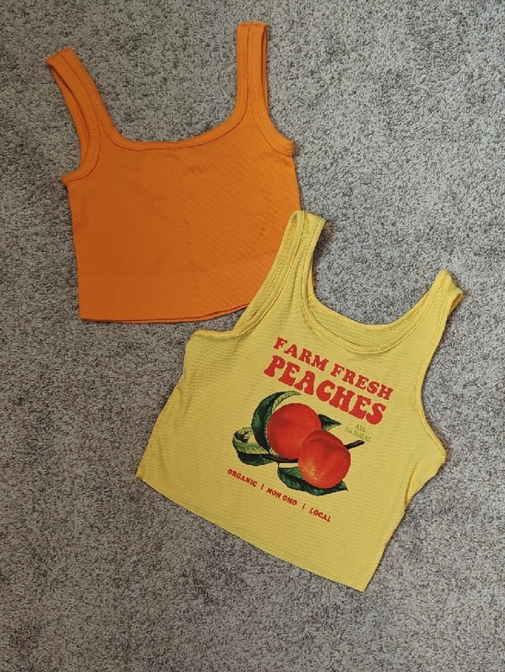 Women's Bundle Ribbed Cropped Tank Tops